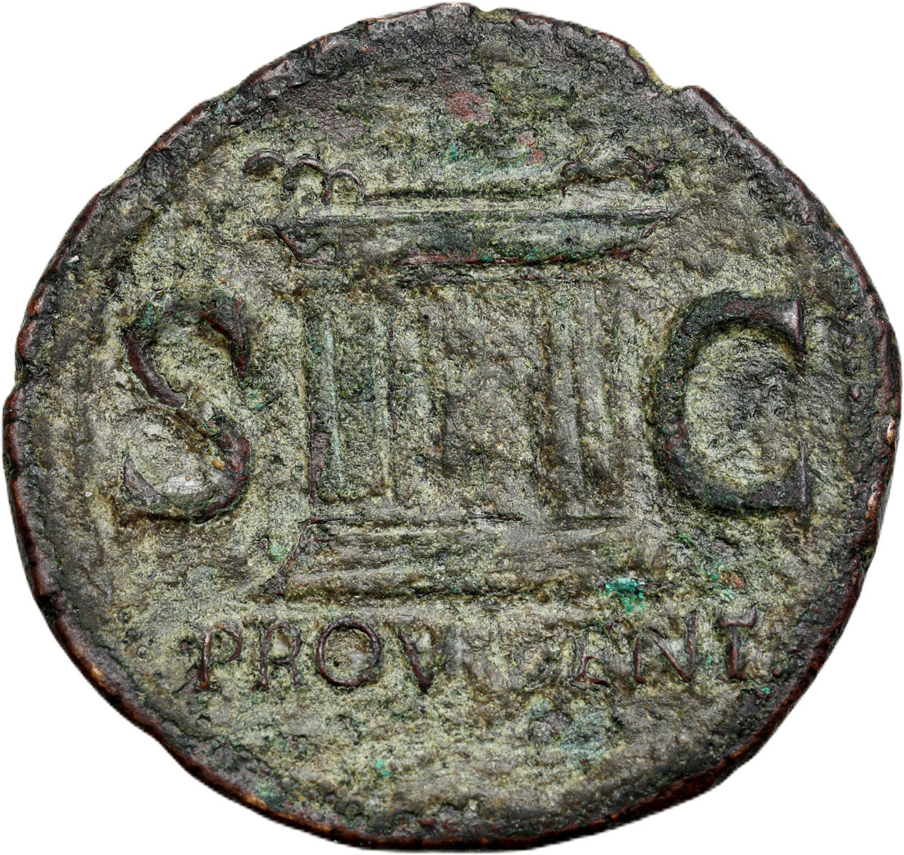 Rzym, Dupondius, Oktawian August 27 p.n.e. – 14 n.e., Rzym